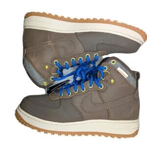 RARE RETRO 2013 Nike Air Force 1 Luna Baroque Brown Duckboot DeadStock US 8 New